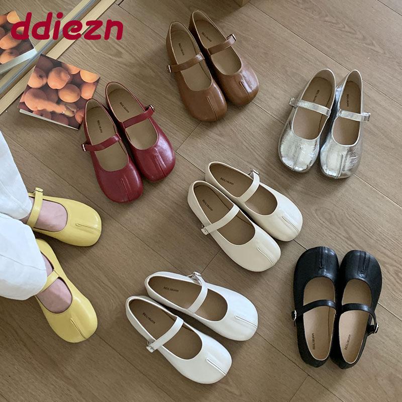 Fashion New In Summer Spring Women Flats Mary Janes Shoes Female Shallow Footwear Fashion Buckle Strap Ladies Flats Shoes
