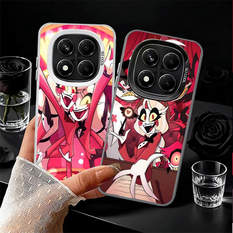 Hazbin Hotel Anime Shockproof Phone Case for Xiaomi Redmi Note 15 14 13 12 Pro Plus 11 11S 11T 5G Cover Anti Fall Fundas