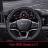 Kožený potah volantu pro BYD Sealion 7 2025 Prodyšný protiskluzový potah volantu do auta Příslušenství pro BYD Sealion 7 2025