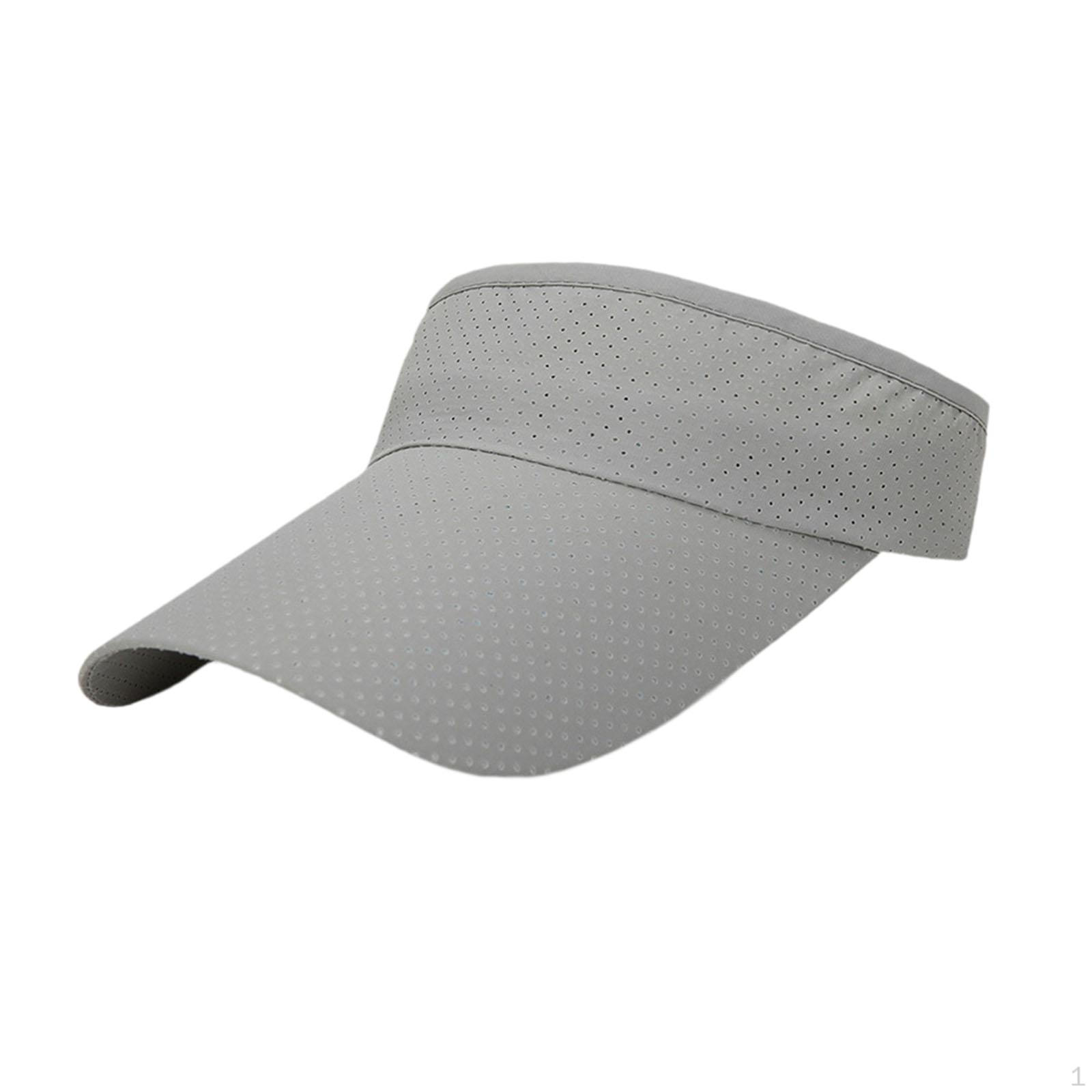 

Summer Sun Hat Breathable Stylish Top Empty for Tennis Festival Hiking Climbing світло-сірий колір