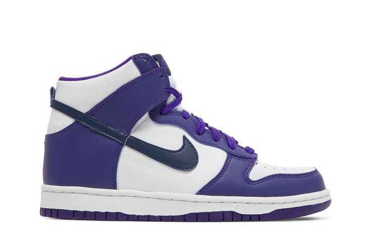 Nike Dunk High Electro Purple Midnight Navy (GS) Sneakers