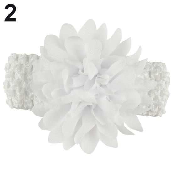 Fashion Baby Girls Kids Chiffon Flower Elastic Headband Hair Accessory Headwear