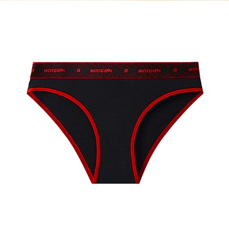 6 Stück Sexy Damen Slips Weiche Baumwollunterhosen Schwarz Unterwäsche Mädchen Slips Damen Atmungsaktive Stretch-Panty Damen Dessous XS-L