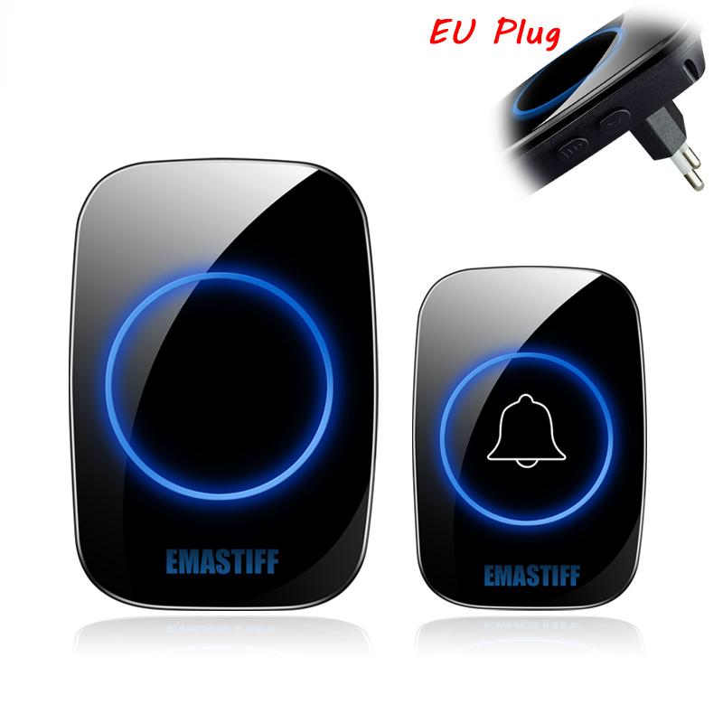 Buy New Home Doorbell Intelligent Wireless Doorbell Waterproof 300M Remote EU AU UK US