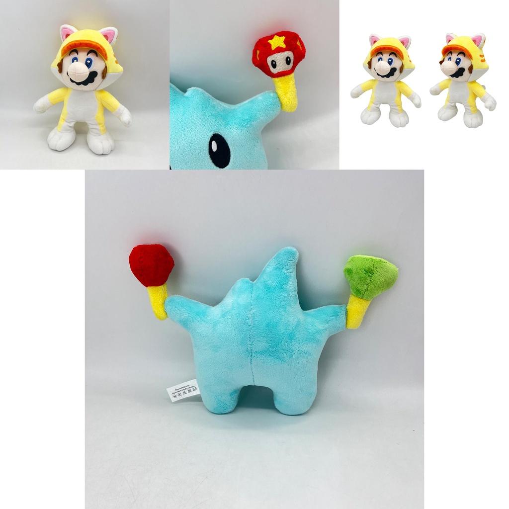 Katzen-Mario Plüschtier Weiches und entzückendes Stofftier für Kinder und Sammler