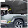 Auto Vorderer Hinterer Radkasten Seitenkarosserie Form Zierleiste Abdeckung Verkleidung Passend für Hyundai Tucson NX4 - 2026 ABS Chrom Zubehör