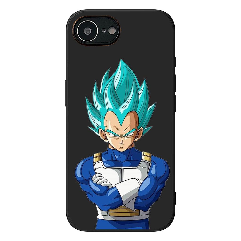 Super Vegeta Dragon Son Goku Ball Phone Cover Case for Apple iPhone 16 15 14 Plus 13 12 Mini 17 Pro Max + ProMax 16E Air 16+