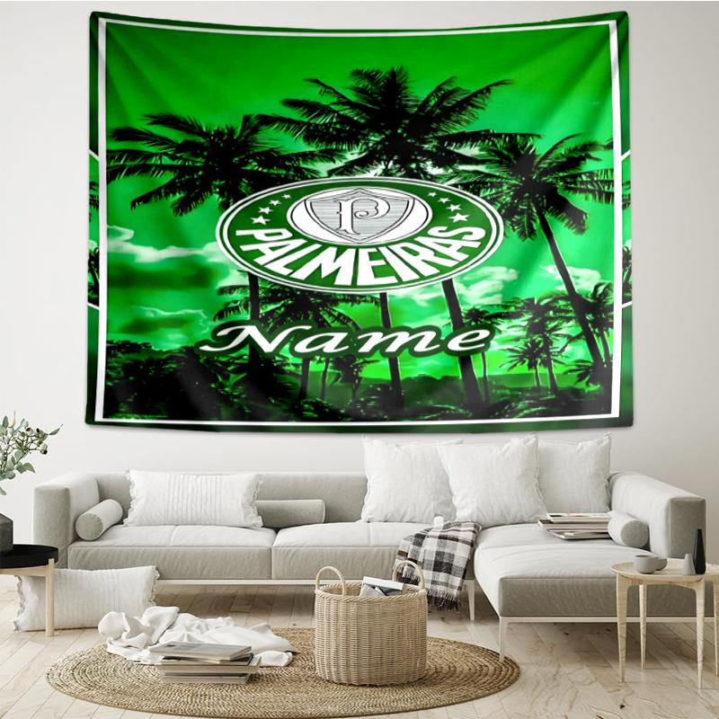1PC Custom Name Tapestry Palm Beach Paradise Tapestry Accessories for Bedroom,Livingroom, dormitory Room Wall Decor, Fan Birthday Gifts