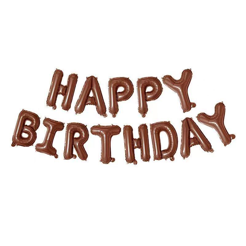 16-Inch English Letter Foil Balloon for Kids' Birthday Party Decor