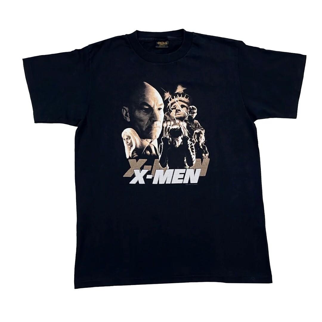 X-Men 2000 Y2k Vintage Movie Promo USA Made Graphic Rare Marvel Unisex T-Shirt XXXXL