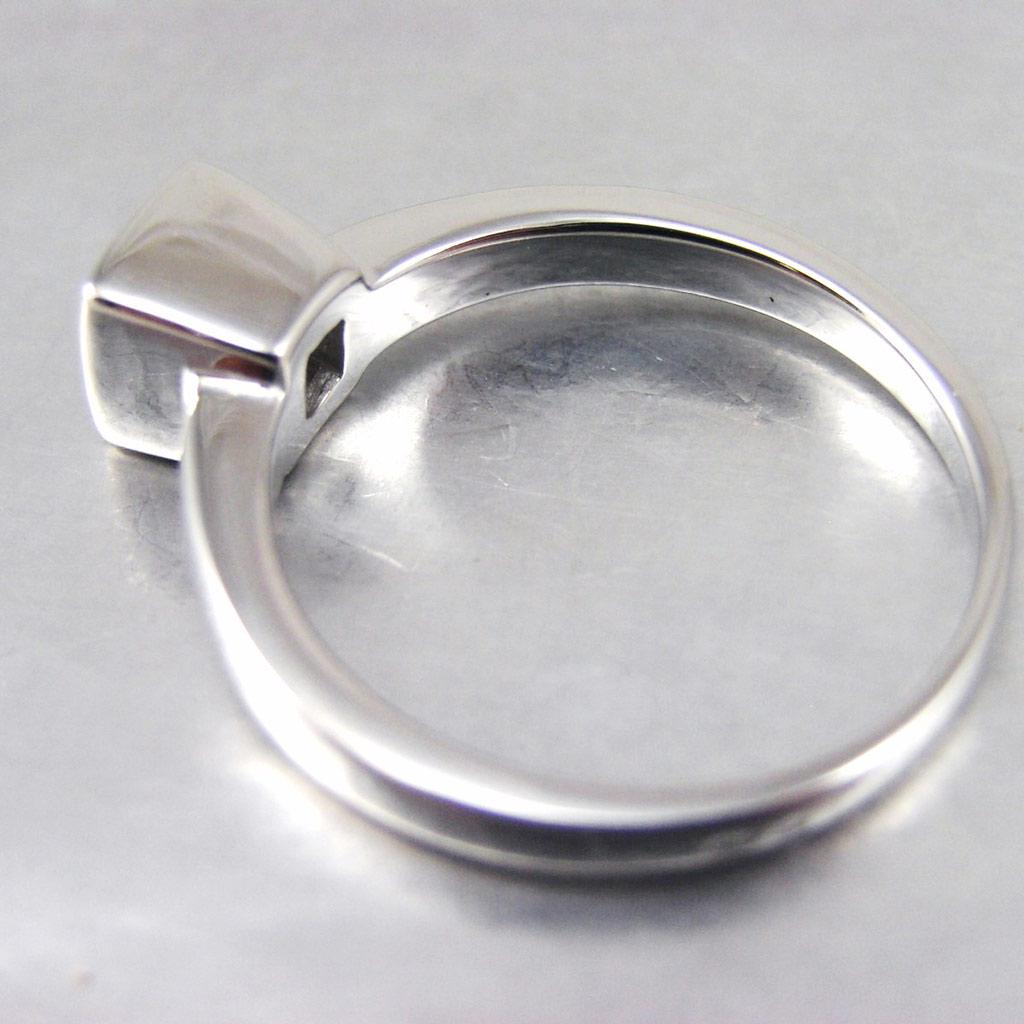 Silver Ring 'Angela' White