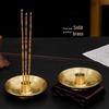 Brass Nine-Hole Incense Burner & Holder for Home or Temple Use