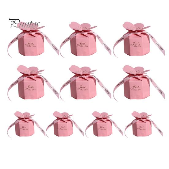 1 zestaw wykwintne 3D efekt wizualny długotrwałe pudełko cukierków weselnych cukierki czekoladowe pojemnik na deser schowek materiały ślubne