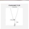 S925 Sterling Silver Round Bead Pendant Necklace - 2026 Women's Stylish Clavicle Chain