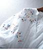 Lace Embroidered V-Neck Slimming Shirt for Women - Summer Casual, High-Waisted, Medium Sleeve
