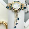 Fashion Gold Bracelet Watch For Women With Quartz Movement And Sparkling Accents