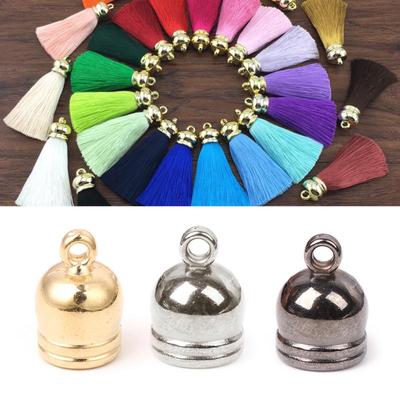 10pcs Brass Bell End Tip Bead Caps Jewelry Making Findings Antique Bronze
