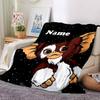 Custom Name Gremlins Theme Printed Blanket - Perfect for Couch, Bed, Travel & Outdoor Use | Machine Washable, Cozy & Durable.
