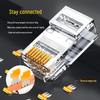 SAMZHE CAT6 Unshielded RJ45 Pass-Through Connectors