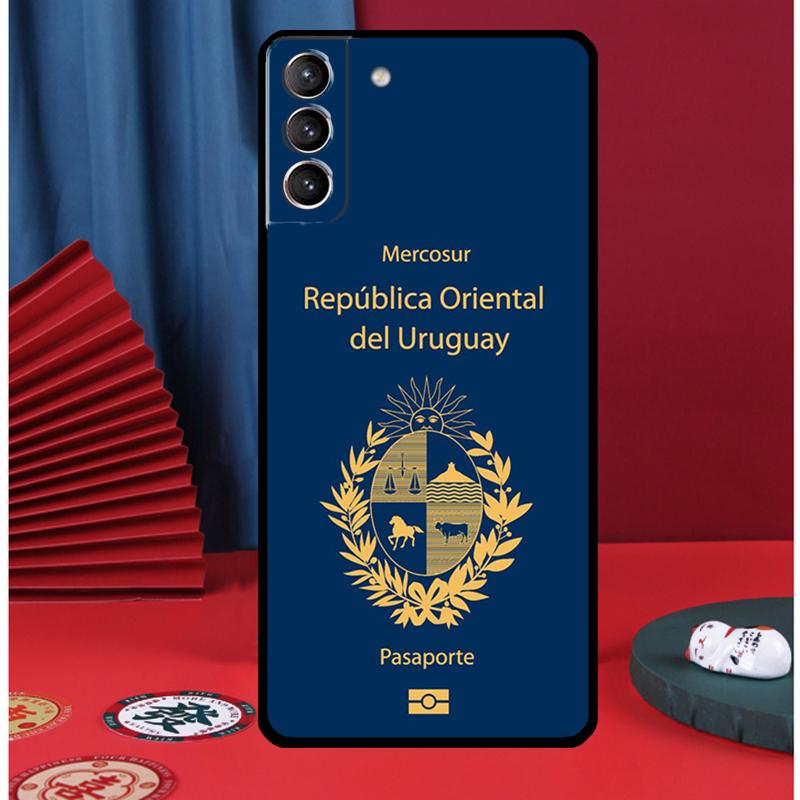 Uruguay Flag Phone Case For Samsung Galaxy S25 Ultra S9 S10 S20 S21 S22 Plus S23 FE S24 Ultra Back Cover