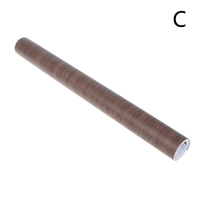 Car Wood Grain Adhesive Interior Decal 1 Roll Glossy Waterproof Vinyl Sticker for DIY Auto Trim