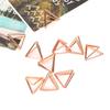 20PCS Mini Paperclip Iron Wire Triangle Portable Business Card Holder File Notebook Clip