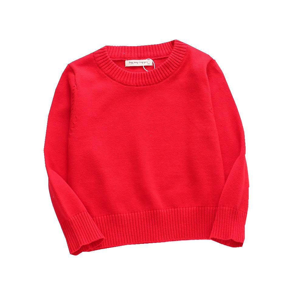 2022 New Arrival Korean Style Unisex Children's Pure Cotton Warm Knit Sweater