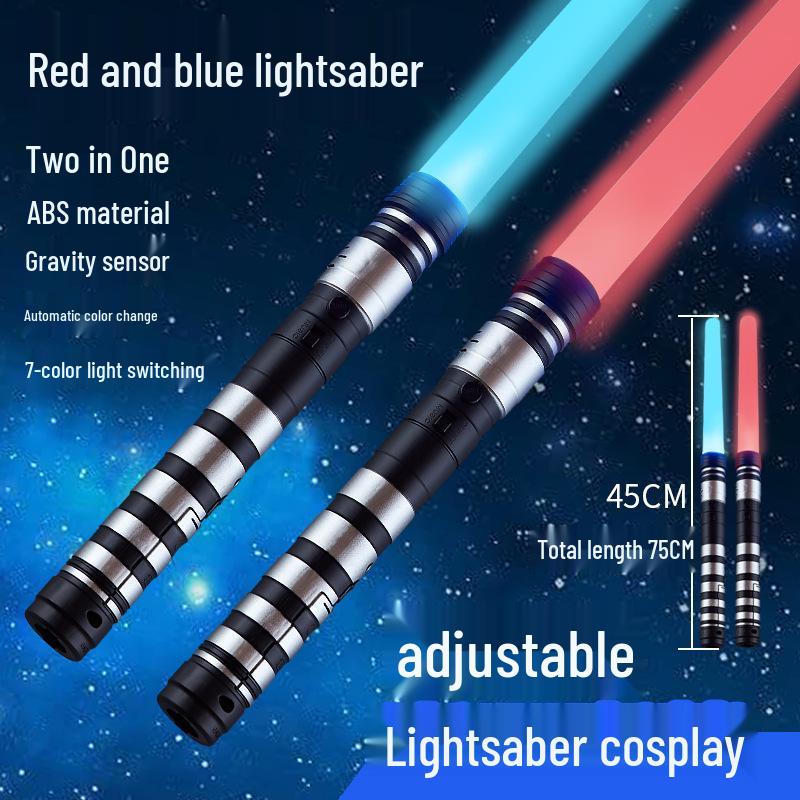 Star Wars 2-in-1 Retractable Light-Up Lightsaber Toy