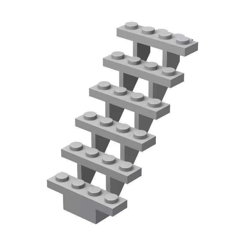 1KG 30134-Compatible Architectural Building Blocks, 7x4x6 Ladder Stairs