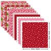 12 Rosa Blumen Valentinstag DIY Album Scrapbook Hintergrundpapier Karte Handkonto Materialpapier