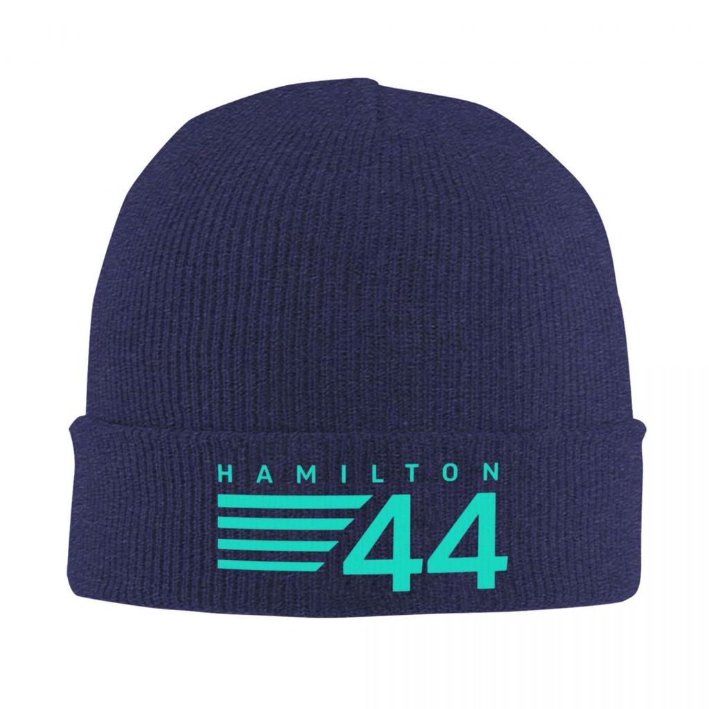 Lewis Hamilton 44 - F1 Teplá pletená čepice Módní baret Podzim Zima Venkovní kulichy Čepice pro unisex dospělé