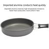 Frying Pan Non-stick Skillets Cookware Outdoor Cooking Pan with Storage Pouch