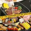 2 In1 Plastic Kitchen Barbecue Cooking Oil Spray Bottle Olive Oil Dispenser Oil Jar Baking Vinegar Soy Sauce Spray Container