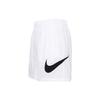 Nike Sport Casual Woven Large Logo Solid Color High Waist Loose Shorts Women Bottoms White DM6740-100