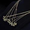 5 Pcs/set Vintage Interlocking Jigsaw Puzzle BFF Necklaces Best Friends Forever Pendant & Necklace Retro Link Chain Jewelry