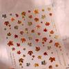 1 pz Adesivi per Nail Art Oceano 5D Estate Stella Marina Conchiglia Decalcomanie per Unghie Decorazione Y2K Forniture per Nail Art in Rilievo Cursore per Manicure