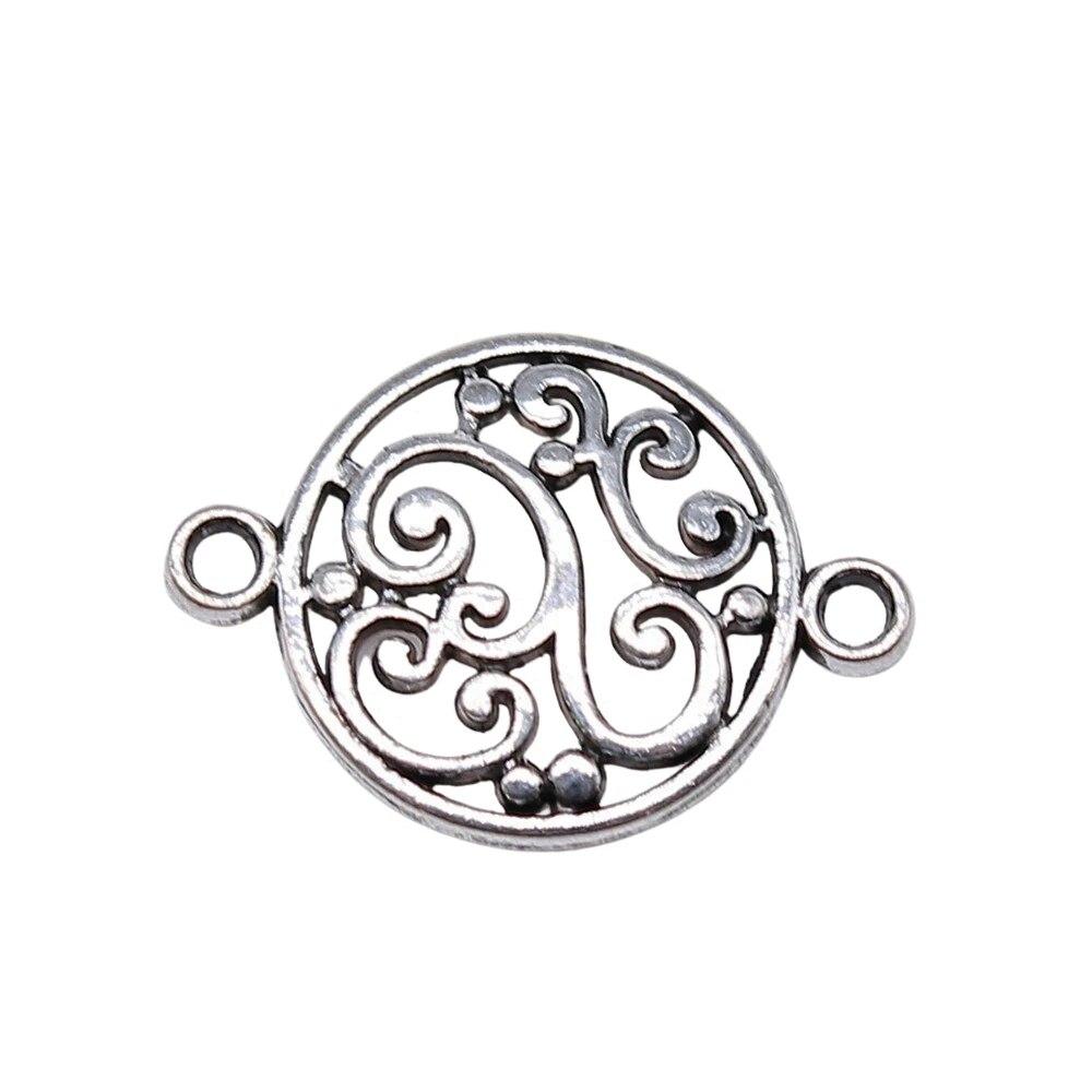Flower Plaque Connector Components Pendant Diy Jewelry Pendants