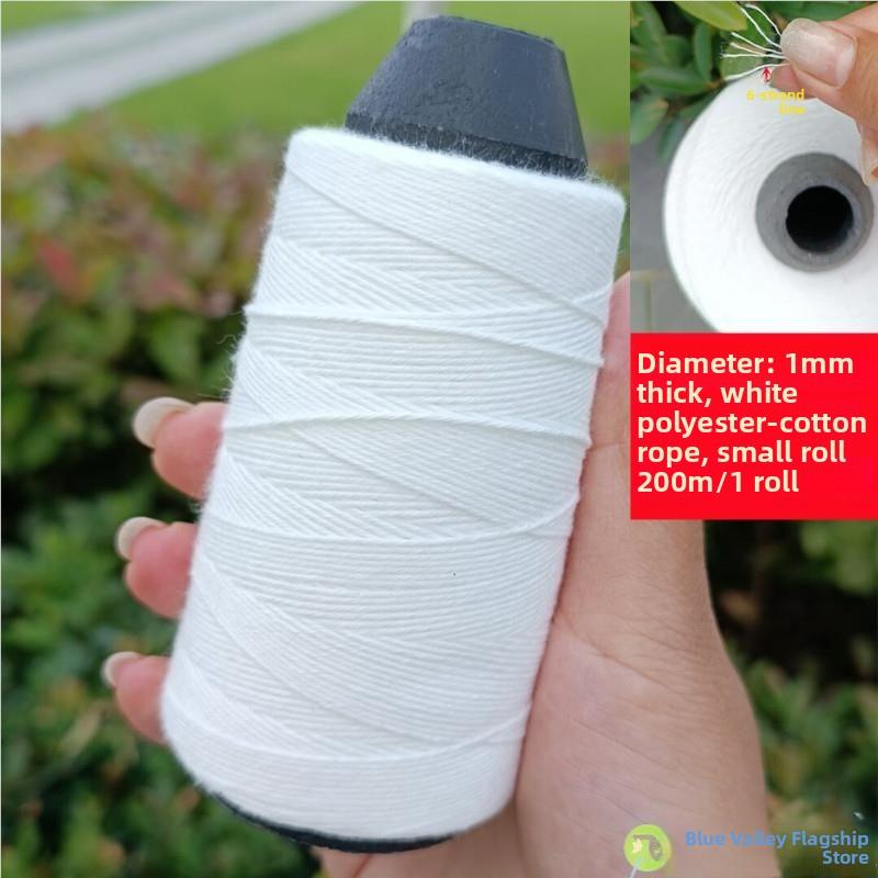 Cotton Thread Sausage Hanging Rope Thick And Thin Zongzi Binding Rope Special for Dried Meat And Sausage Home Sewing DIY Mate...
