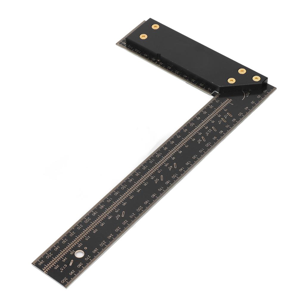 L-Typ Lineal Aluminiumlegierung Loch Holzbearbeitung Anreißwerkzeug Markierung Mess Quadrat Rechter Winkel Linienwerkzeug