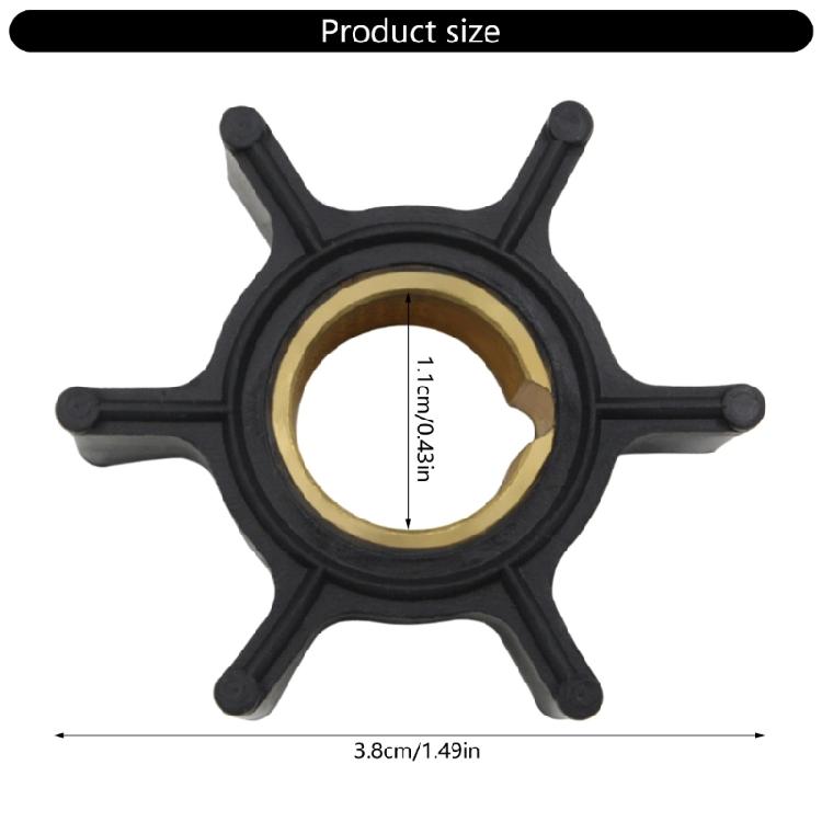 Industrial Impeller Set Replacement Impeller Easy Installation Impeller Replaces 389576 Suitable for Johnson Evinrude