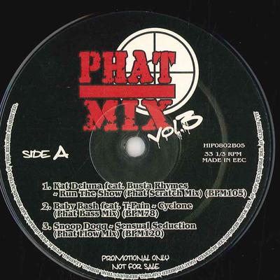 12inch Record VARIOUS - Phat Mix Vol.3 HIP0802B05 NONE Europe Rap & Hip-Hop/R&B Used