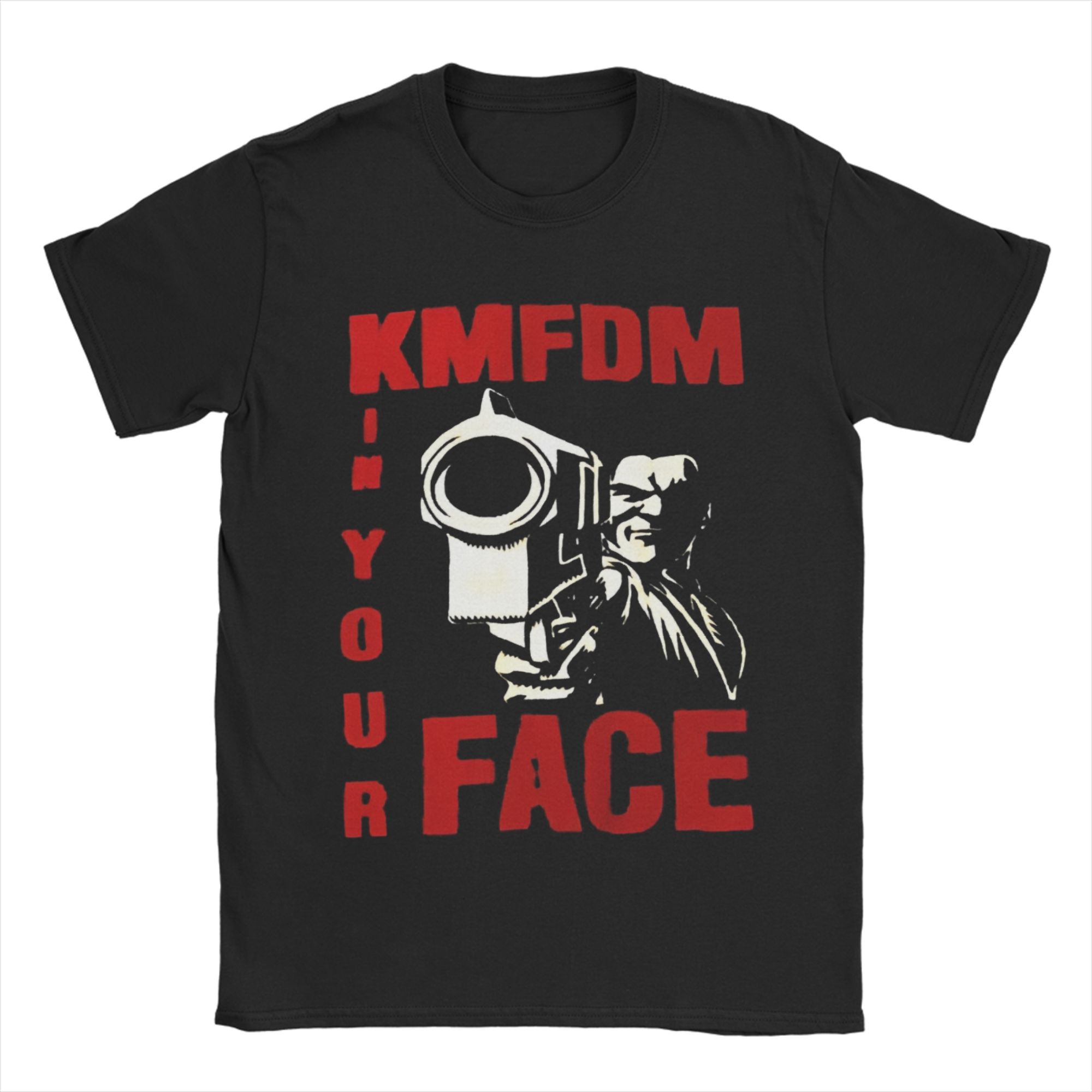 New Arrival KMFDM T Shirt for Men Women Cotton T-shirts Short Sleeve Tops 4XL
