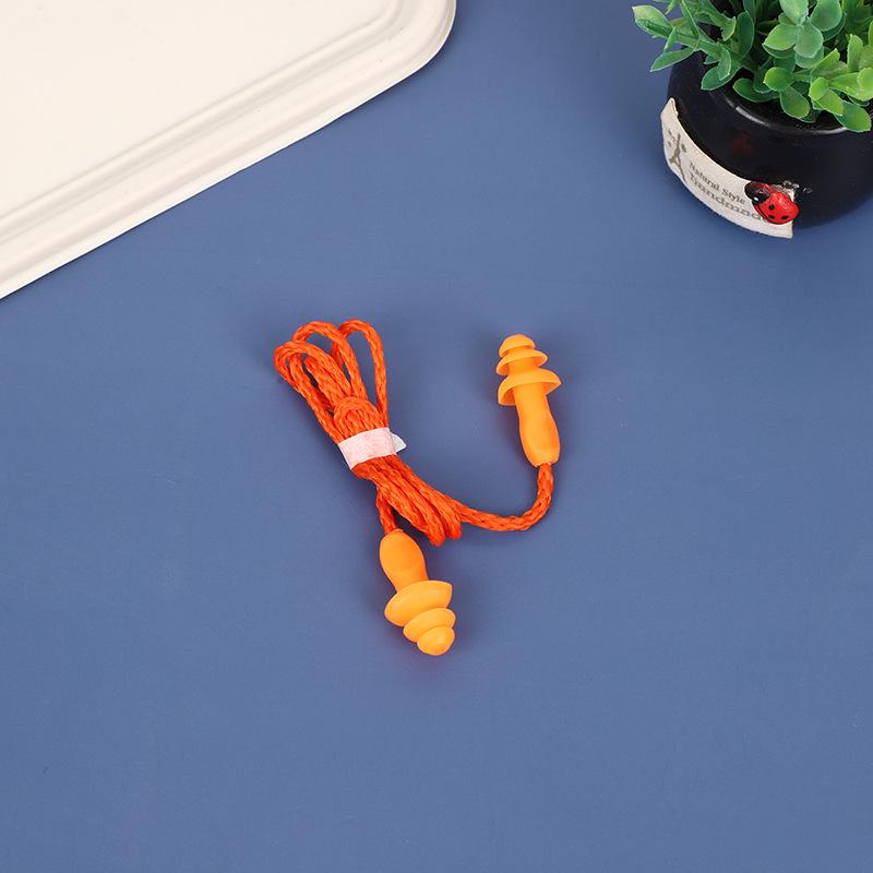 Tree-Shaped Noise-Canceling Swimming Earplugs - TPE Soft Rubber Spiral Design for Noise Reduction and Protection