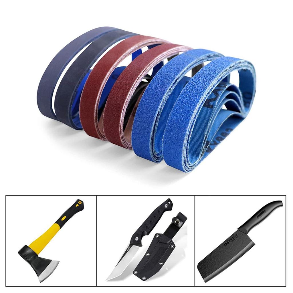 Zestaw 30 sztuk taśm ściernych Ener Replacement Taśmy ścierne z płaskim szwem