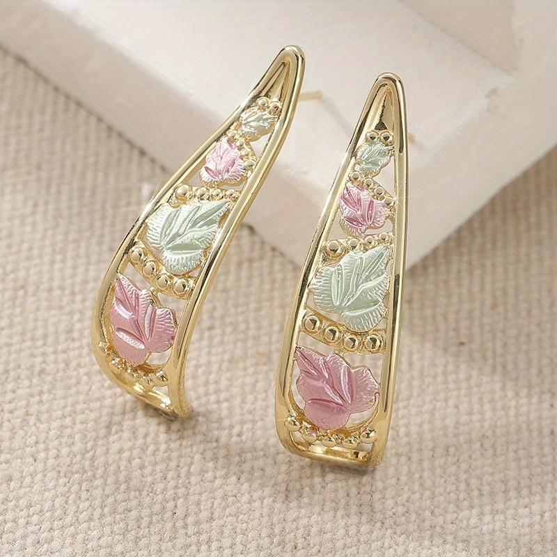Boucles d'oreilles pendantes irrégulières scintillantes vintage incrustées de zircone personnalisées pour femmes Mode Accessoire classique Bijoux