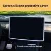 Car Interior Screen Edge Protective Silicone Frame Skin Cover For Model 3 Model Y Center Console Bumper Guard Decoration