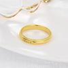 Fashion New Stone-encrusted Titanium Steel Ring, Personalized Simple and Cold Wind Trend Jewelry Ring
