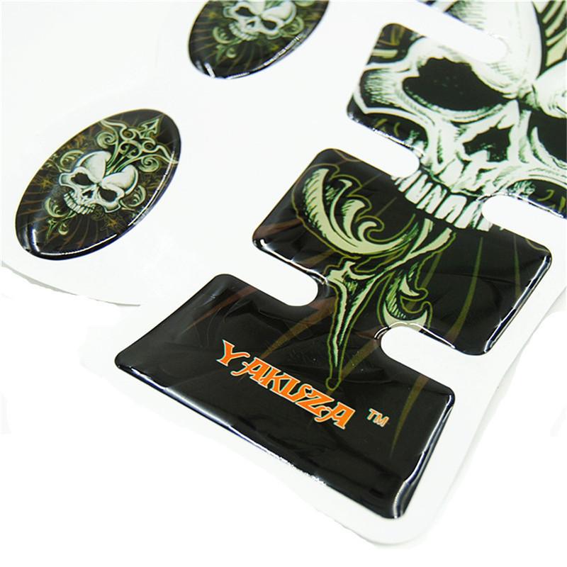 Universal Fit 3D Car Motorcycle Gas Fuel Tank Pad Sticker Decals