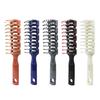 Salon Household Professional Rib Comb of Men’s Pomade Hair Styling Massage Curling Hairbrush for Inner Buckle Modeling