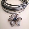 1M Handwoven Mesh Hair Accessory Bohemian Hair Clip for Thick Hair Copper-Plated Steel Hair Clip Copper Jewelry Accessories